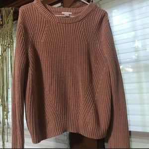 H&M Light Pink Sweater Size Large